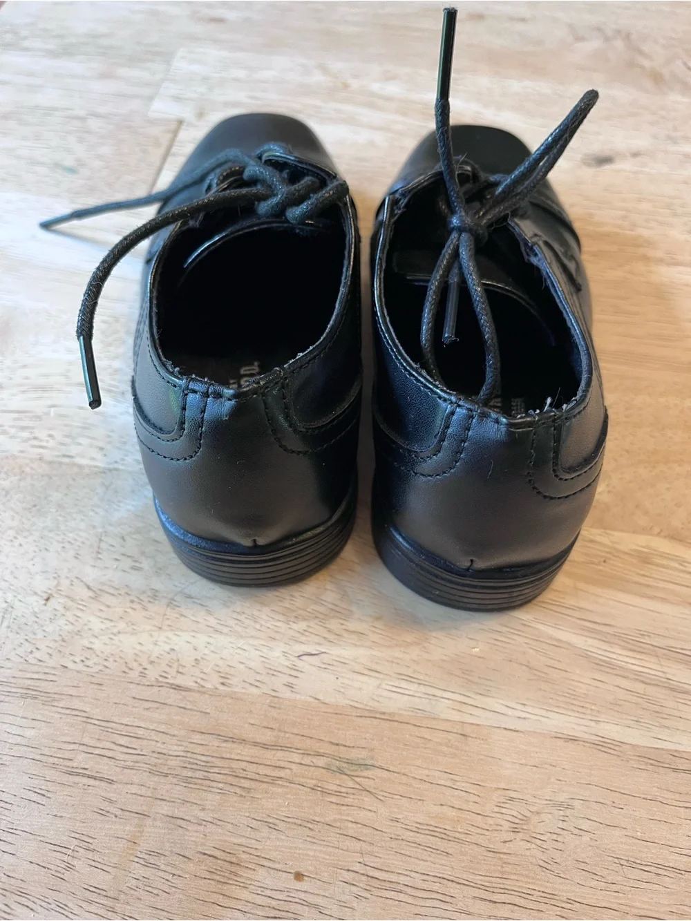 Stafford Kids Black Dress Lace-Up Shoes Size 9